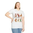 thumbnail image 5 of Holiday Dancing Santa Reindeer Snowman Elf Gingerbread Tee, 5 of 6