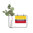 thumbnail image 1 of Colombia Country Flag Name Metal Picture Frame Cerac Vase Decor, 1 of 3