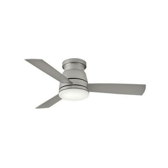 44 inch 3-Blade Ceiling Fan with Light Kit-Brushed Nickel Finish Bailey Street Home 81-Bel-4362392