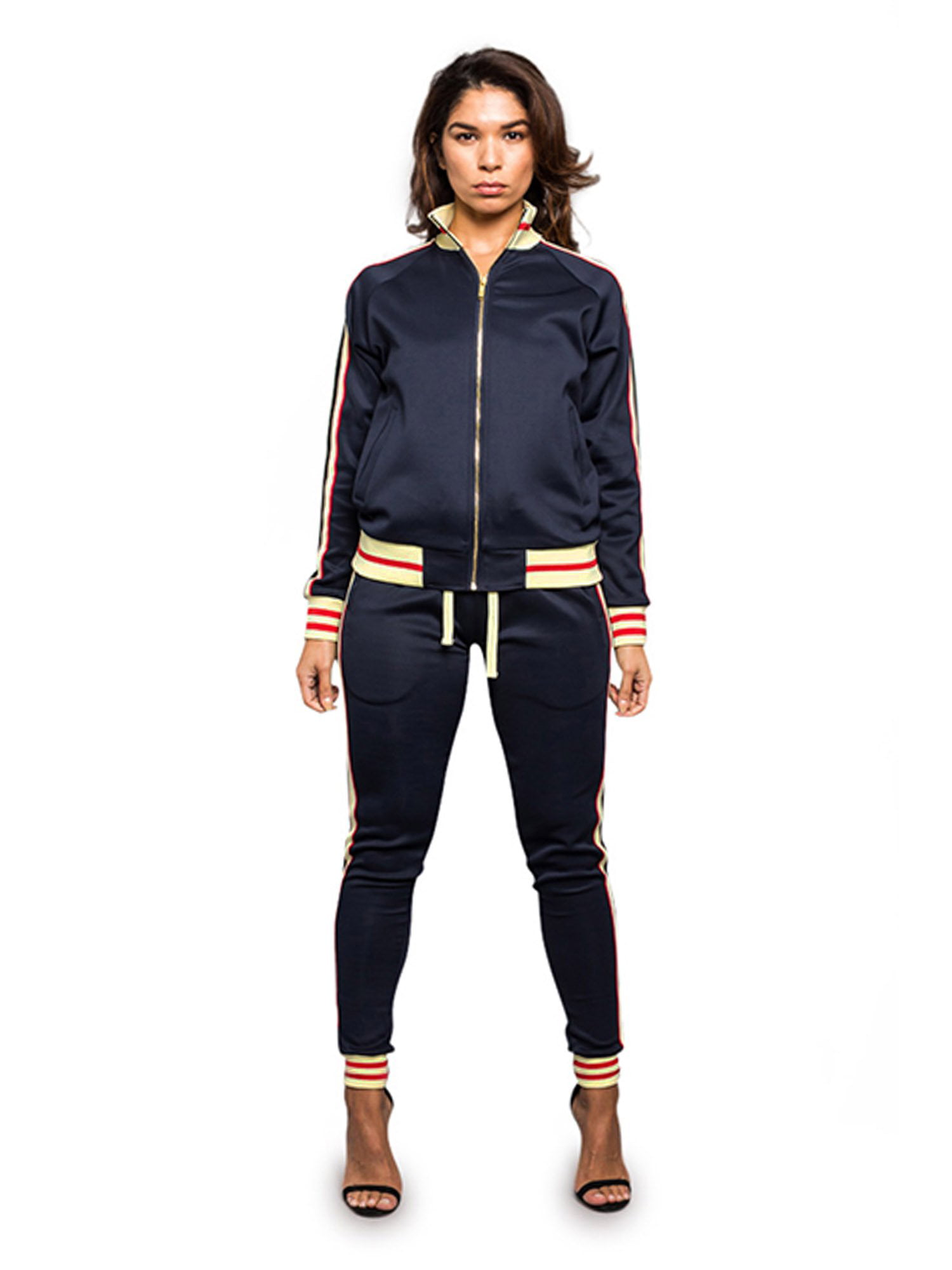Victorious Womens 2 Piece Tracksuit Set Long Sleeve Sweatshirts and Sweat Pants 