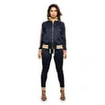 thumbnail image 5 of Victorious Women's G Track 2 Piece Tracksuit Set - Sweatshirt Jacket and Sweat Pants VL208 - Navy - 3X-Large, 5 of 7