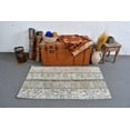 thumbnail image 3 of Green Kitchen Rugs, , Vintage Rug, 2.7x4.8 ft Small Rug, Turkish Rug, Rugs For Car Mat, Patchwork Rug, Antique Rugs, Turkey Entry Rug, 3 of 10