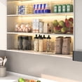 6 Pack Large Clear Organizer Bins, Plastic Bins Pantry Organizer Bins