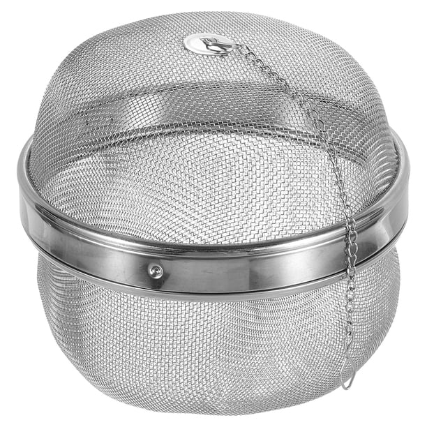 Filtro de infusor de té, bola de té de acero inoxidable con cadena, extra grande
