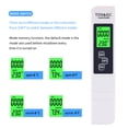thumbnail image 3 of Kkmoon 3-In-1 Multifunctional Water Quality Detector Portable Pen Tester Ec Meter Accurate Water Quality Measurement Tool, 3 of 7