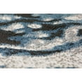 thumbnail image 3 of Addison Rugs Dayton 3'3" x 5'1" Erased Persian Fabric Area Rug in Silver Blue, 3 of 8