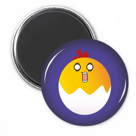 

Egg Surprised Lovely Face Cartoon Refrigerator Magnet Sticker Decoration Badge