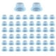 thumbnail image 4 of 50 Pcs Faucet Leak Proof Gasket, Leak-Proof Silicone Plug for Faucet Triangle Valve shower head, for 0.59 inch Interface, Plumbers Tape Upgrade Version, 4 of 8