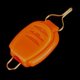 thumbnail image 4 of 5 uds Clips portátiles Sharpla para línea Gancho de pesca duradero con pasador antideslizante naranja Clip de línea de pesca, 4 of 5