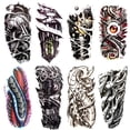 thumbnail image 2 of Tatuajes en El Hombro Falsos Desechables 8 Piezas Impermeables Hombres Mujeres para La, 2 of 9