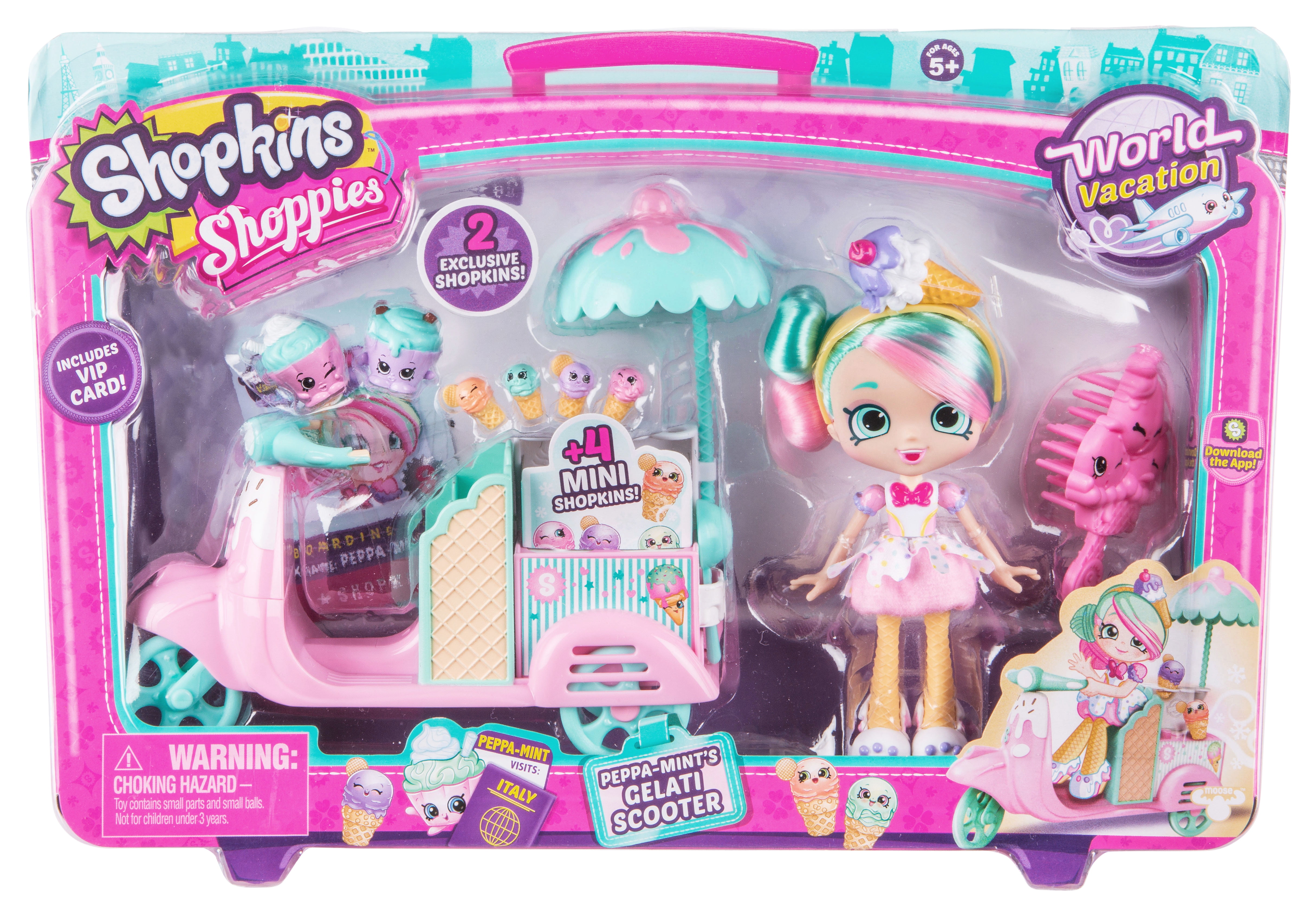 shopkins ice cream bike