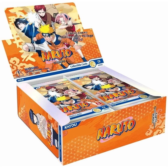 Naruto Series 1 Earth Scroll Collectible Card Box