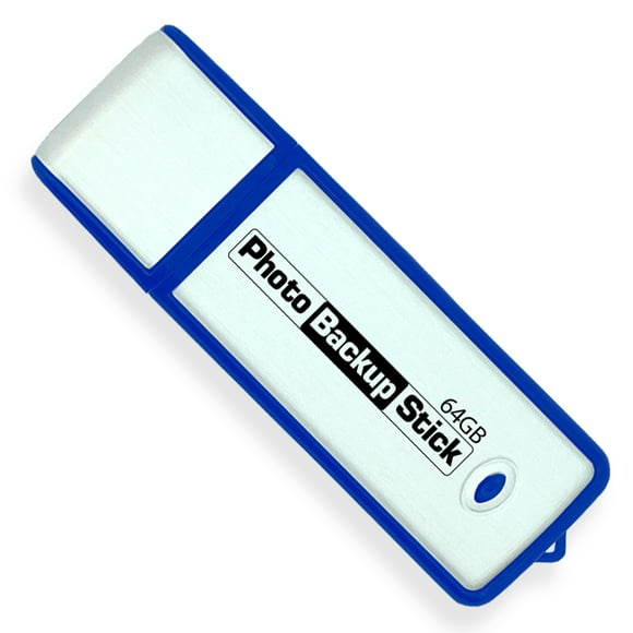 Photo Backup Stick for Computers (64GB) Backs Up Pictures from Windows & Mac Computers