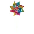 thumbnail image 4 of In the Breeze 2868-PACKS — Rainbow Whirl Pinwheel Pack of 48 — Bright Blended Rainbow Mylar Spinners, 4 of 6