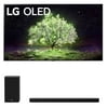 LG OLED65A1PUA 65" A1 Series OLED 4K Smart Ultra HD TV with an LG SP8YA 3.1.2CH Sound Bar and Subwoofer with Dolby Atmos (2021)