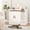 White + Brown, variant on Cat Litter Box Enclosure,Hidden Litter Box Furniture with Divider,Indoor Cat House,Wooden Cat Washroom Storage Cabinet Bench, Side End Table Nightstand, 33.07"L × 23.62"W × 23.92"H White