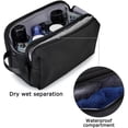 thumbnail image 3 of Neceser de Viaje para Hombre y Mujer, Bolsa de Baño Gran Capacidad, Organizador Bolsa Maquillaje Higiene Baño (Negro), 3 of 4