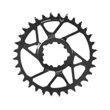 SRAM Eagle 70 T-Type Direct Mount Chainring - 34t, 12-Speed, 3-Bolt Direct Mount, 3mm Offset, Steel, Black