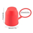 thumbnail image 4 of Tapa para Remolque Coche Barra PVC Impermeable Cabeza () Roja, 4 of 4