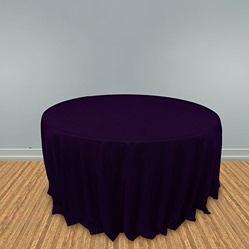 In 33+ Colors 90 Inch Round SimplyPoly Polyester Tablecloth 