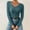 A, variant on Baqcunre Women's Women Autumn and Winter V Neck Casual Knitted Long Sleeved Pullover Thermal Top Women Clothing Thermal Shirts for Women Long Sleeve Shirts for Women Womens Tops,Color Dark Blue,