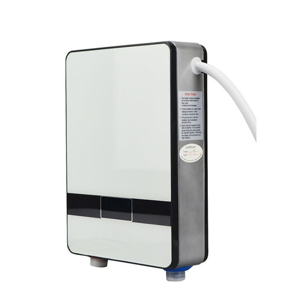 Instant Tankless Water Heater 5500w Thermostat Induction Heater Smart Touch Electric Heaters Shower, Electric Water Heaters ,Security Protection Design