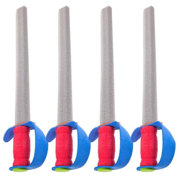 Espadas de juguete seguras para niños, espada de rendimiento para niños, espada de entrenamiento de esgrima, juguetes de espada para niños, 4 Uds.
