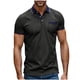 thumbnail image 1 of pstuiky Mangas cortas para hombre, Blusa informal de cuello redondo y manga corta de color liso para hombre camisetas de hombre l, 1 of 7