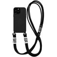 thumbnail image 1 of Funda para iPhone 12, collar con cadena para teléfono, funda protectora (extraíble), funda para teléfono, correa de silicona, cordón para colgar, funda para teléfono iPhone 12 JM, 1 of 5