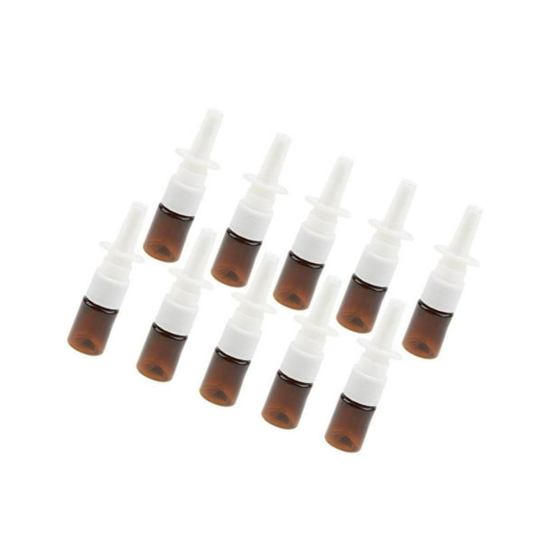10 Pieces 5ml Mini Plastic Nasal Spray Bottles empty nasal spray Fine