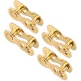 thumbnail image 1 of 4 Pares 9 Velocidad Cadena Maestro Enlace Conectores para Bicicleta Dorado Tono Unique Bargains cadenas de bicicleta, 1 of 8
