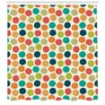 thumbnail image 3 of Ambesonne Vintage Shower Curtain, Hipster Polka Dots Tile, 69"Wx84"L, Multicolor, 3 of 3