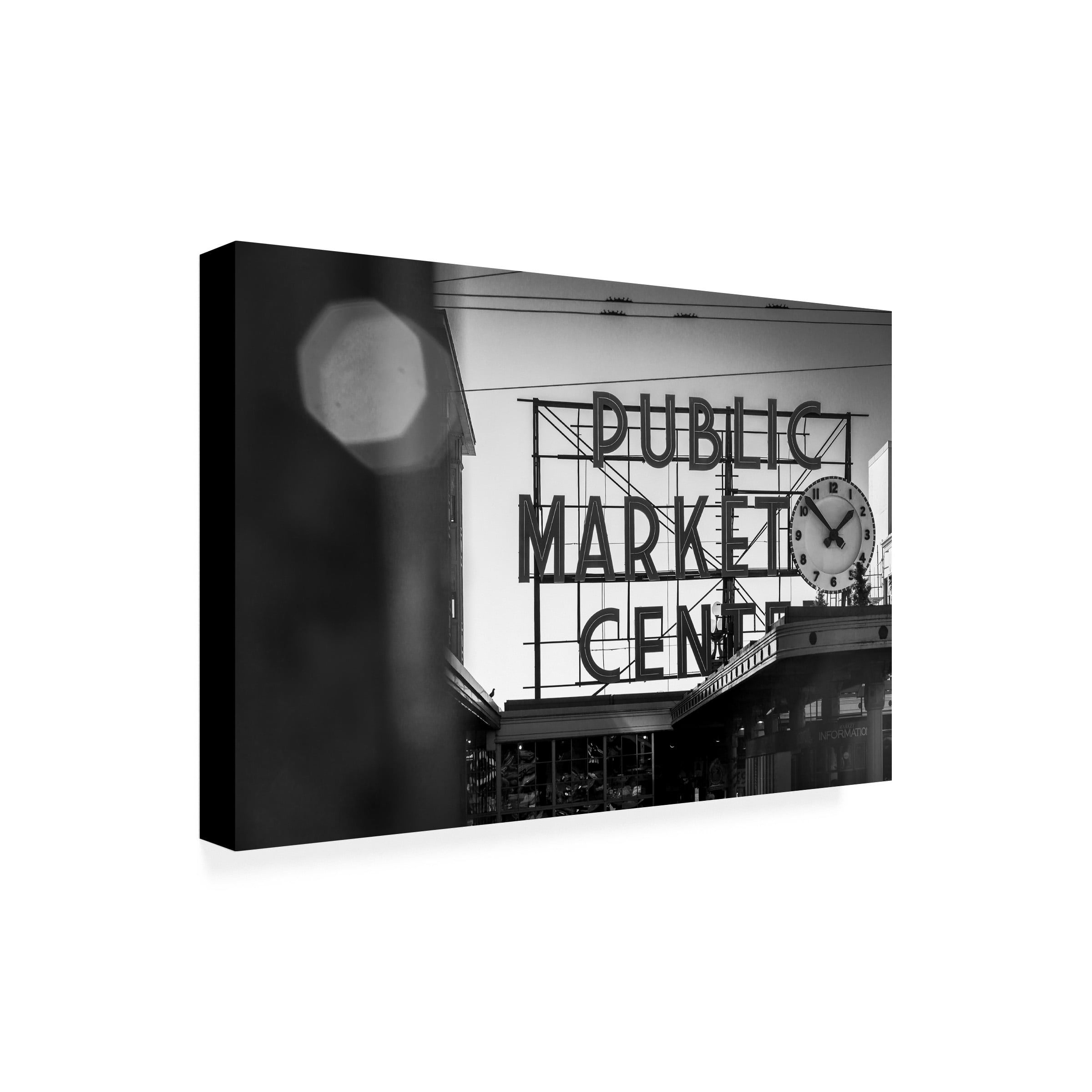 Trademark Fine Art Yale Gurney Pike Place Market Canvas Wall Art - 30x47