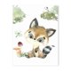 thumbnail image 3 of Impresiones de guardería de bosque, animales del bosque, ciervo, conejo, oso, zorro, arte de pared personalizado, pintura en lienzo, póster, imágenes de pared, decoración de habitación de niños, 3 of 5