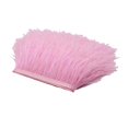 thumbnail image 3 of stanreset 1 Yard Dyed Ostrich Feather Fringe Trim Ribbon Embellishment Light pink, 3 of 8
