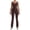 Coffee, variant on SRZYMJ Women's Sleeveless Jumpsuit for Yoga Fitness and Casual Wear with Flare Leg Design in Versatile Plus Size Romper
