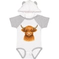 thumbnail image 3 of Inktastic Highland Cow Boys or Girls Baby Bodysuit, 3 of 5
