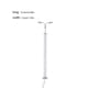 thumbnail image 5 of Poste de lámpara a escala Wosthever accesorios de diseño de musgo LED de Metal Gris luz blanca, 5 of 6