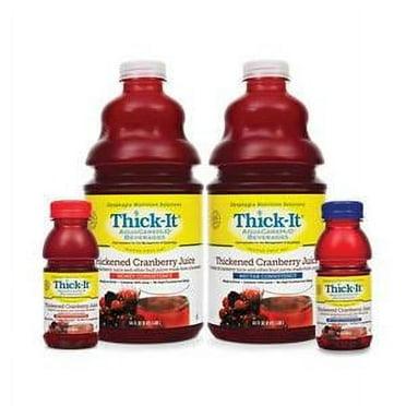 Thick-It Clear Advantage Thickened Beverage Cranberry 8 oz Bottle