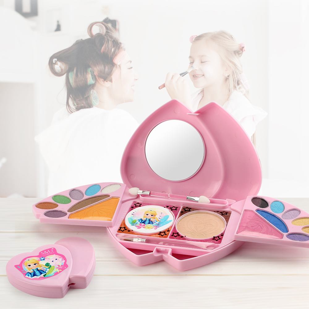 Beauté Mode Enfants Maquillage Cosmétiques Jouer Boîte Princesse