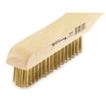 thumbnail image 3 of Forney Industries Scratch Brush with Shoe Handle, Brass, 4 x 16 Rows, 3 of 5
