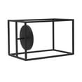 thumbnail image 4 of Rectangular Candle Holder Hand Crafted Iron Geometric Hurricane Candle Holder For Office TV Cabinet, 4 of 21
