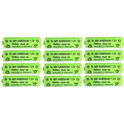 12-PCS 800mAh Rechargeable NiMh AA Ni-Mh Batteries for Solar Light PG12