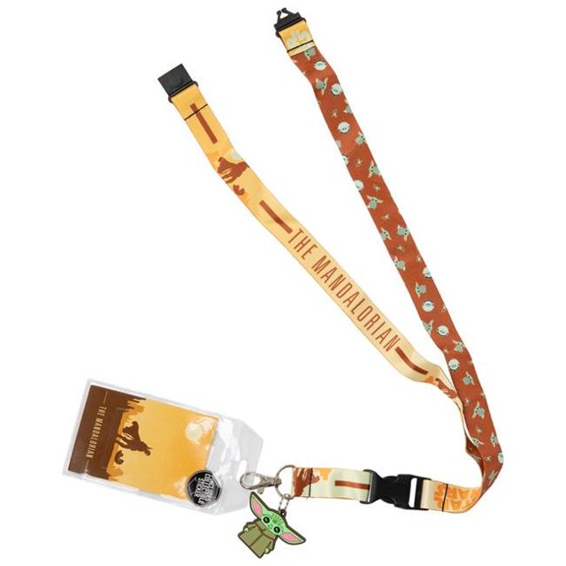 Mandalorian the Child Character Lanyard with Charm