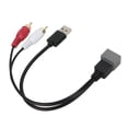 thumbnail image 4 of Adaptador de cable USB RCA ANGGREK Cable Convertidor de Audio Portátil, 4 of 8