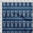 thumbnail image 3 of oneOone Silk Tabby Fabric Chevron & Swirl Ikat Print Sewing Fabric BTY 42 Inch Wide, 3 of 4