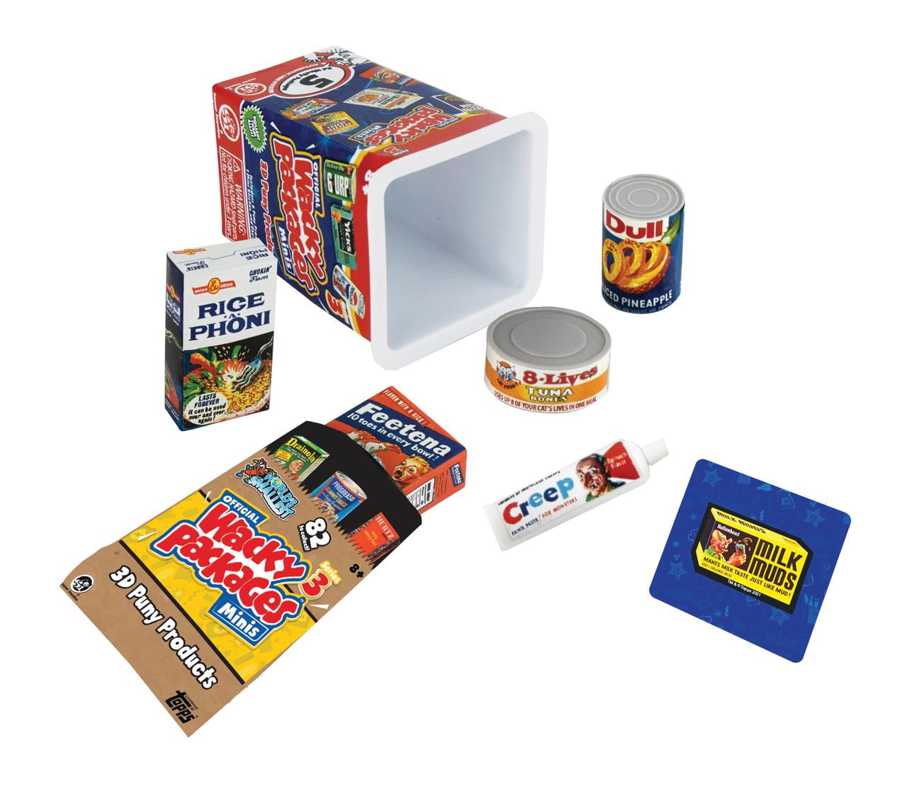 Super Impulse Wacky Packages Minis – Novelty & Gag Toys for Children Ages 6 and above