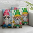 thumbnail image 3 of Chilfamy Summer Pillow Covers Gnomes Popsicle Ice Cream Hello Sweet Summer Vibes Pillows Decorative Throw Pillows Summer Decorations Farmhouse Decor Cushion Case for Sofa Couch 24x24in, 3 of 5