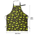 thumbnail image 2 of Kdxio Cute Cartoon Dinosaurs Green Silhouette Pattern Apron with Pockets Adjustable Kitchen Aprons for Men Women Waterproof Aprons for Cooking,Drawing,Crafting, Baking Household Cleaning, 2 of 8