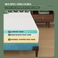 thumbnail image 3 of FDW Queen 8 Inch Medium-Firm Base Foam Mattress, CertiPUR-US Certified, Pressure Relief, Breathable, White, 3 of 7